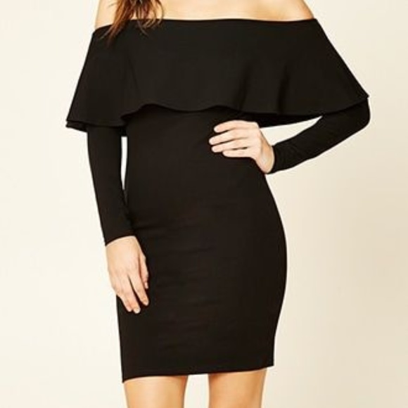 Forever 21 Dresses & Skirts - *BOGO 50%*F21’s black off the shoulder dress